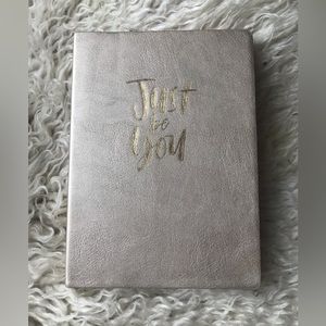 NEW- Just Be You Leatheresque GoldJournal